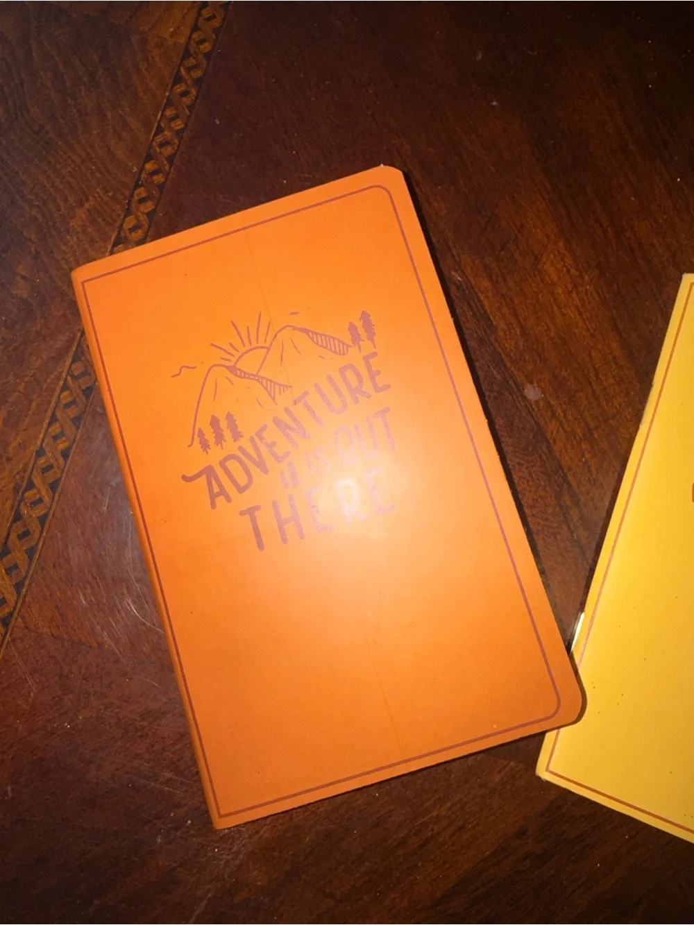 Blank Adventure Pocket Journal Set in Orange, Yellow & Teal
